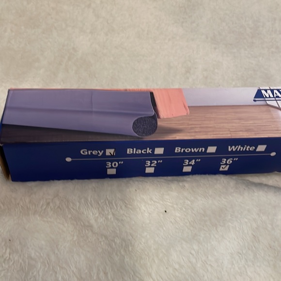 Madrid Door Draft Stopper Grey 36” - Open Box Condition - Picture 2 of 5
